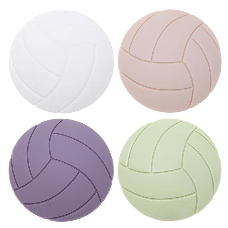 1PCS Self Bumper Sticker Silicone Anti-Skid Round Door Pad Handle Knob Adhesive 3D Crash Pad Wall Protector Handle 4 Colors - Image 2