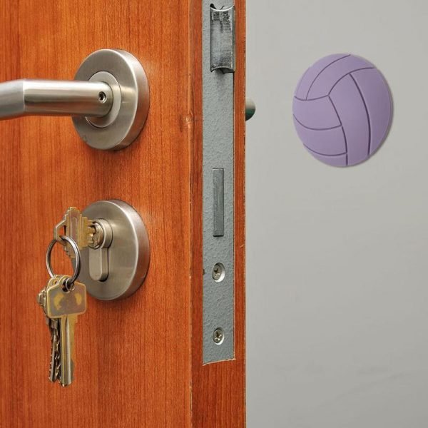 1PCS Self Bumper Sticker Silicone Anti-Skid Round Door Pad Handle Knob Adhesive 3D Crash Pad Wall Protector Handle 4 Colors - Image 3