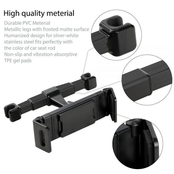 4.7-12.8'' inch Universal Car Tablet Phone Holder For iPad Pro 12.9'' 2018 Back Seat Holder Tablet Accessories Car Phone Holder - Image 5