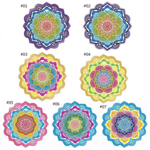 Beach Towel Tassel Yoga Mat Carpet Tapete Doormat Tapestry Indian Mandala Blankets Bathroom Carpet Camping Mattress 7 Color - Image 4
