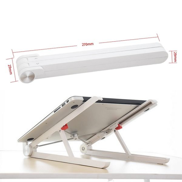 Besegad Adjustable Ergonomic Folding Portable Laptop Stand Holder Mount for Xiaomi iPad MacBook Notebook Tablet Accessories - Image 2