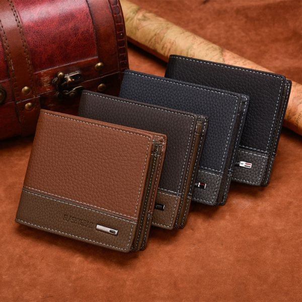 Business Card Holder For Men Wallet Male Purse Cuzdan Small Money Bag Klachi Portomonee Walet Vallet Kashelek Partmone Portmann - Image 6