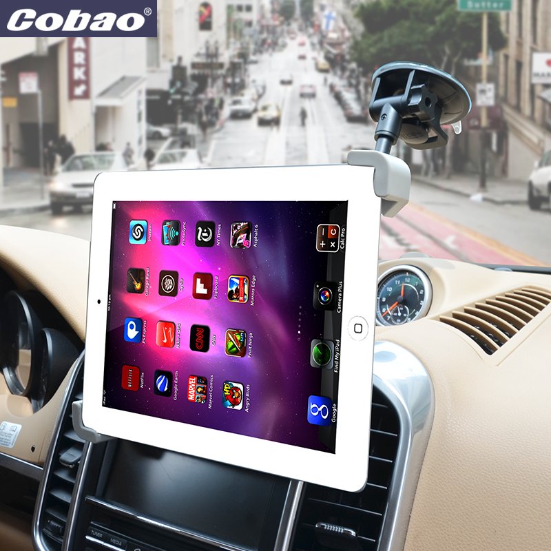 Cobao 7-11 inch long arm support tablet car navigation tablet PC holder accessories mount for car for Ipad mini pro Galaxy tab - Image 2