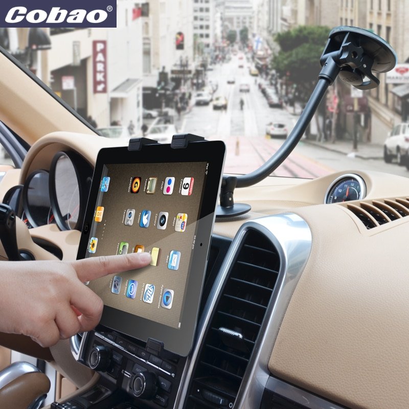 Cobao 7-11 inch long arm tablet stand navigation tablet holder accessories for car for Ipad stand Ipad mini pro Galaxy tab - Image 2