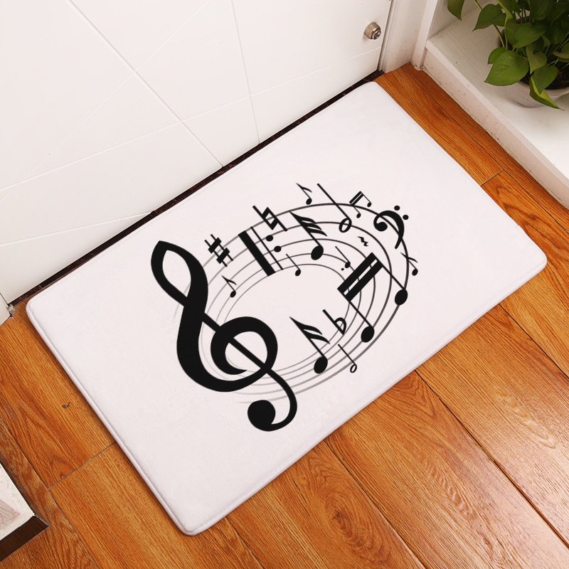 Doormat Carpets Creative Notes Print Mats Floor Kitchen Bathroom Rugs 40X60or50x80cm - Image 4