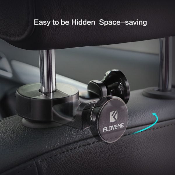 FLOVEME Universal Tablet Car Holder For iPad iPhone Magnetic Back Seat Holder Stand Tablet Accessories in Car Support Bag Hook - Image 5