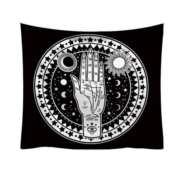 Fashion Tapestry Fresh Style Tarrot Sun Moon Pattern Blanket Mandala bohemian Decorative Hippie tapestry Home Decor