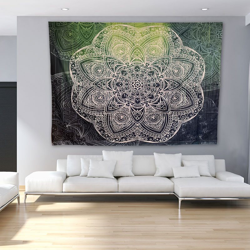 Indian Mandala Tapestry Wall Hanging Sandy Beach Throw Rug Blanket Camping Tent Travel Mattress Sleeping Pad Mandala Tapestry - Image 3
