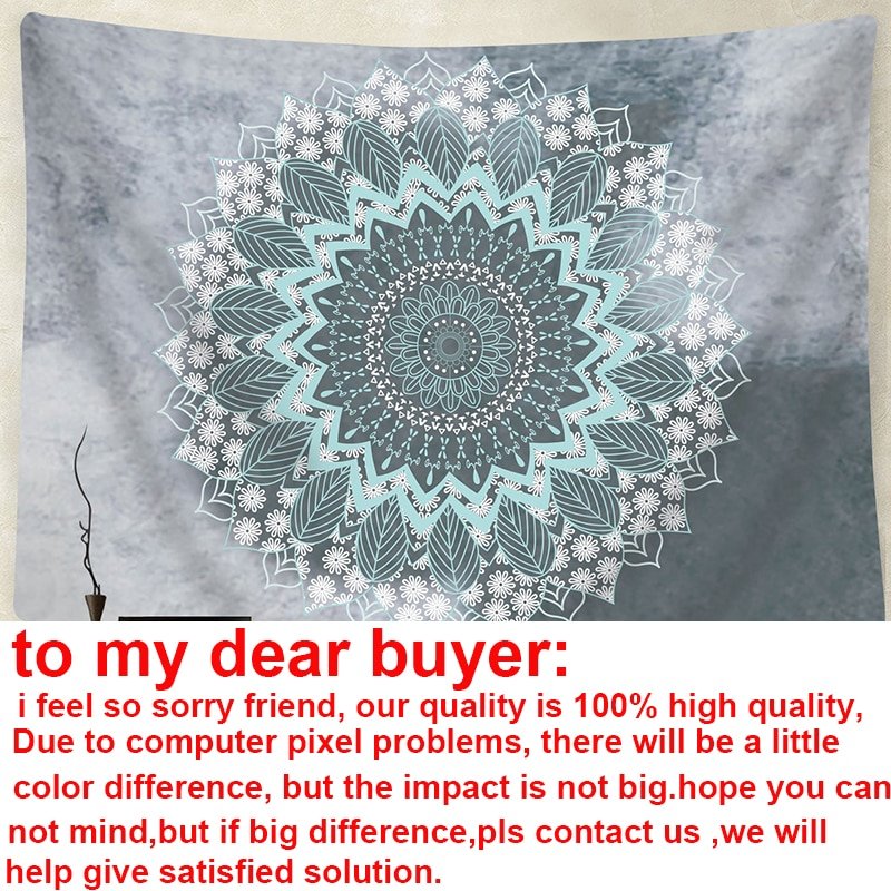 Indian Mandala Tapestry Wall Hanging Sandy Beach Throw Rug Blanket Camping Tent Travel Mattress Sleeping Pad Mandala Tapestry - Image 6