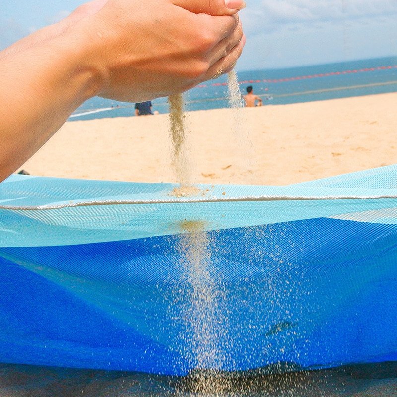 Naturelife Sand Free Beach Mat Portable Blue beach mat Anti-slip Sand Mats Rug Outdoor mat for Beach support drop shipping - Image 4