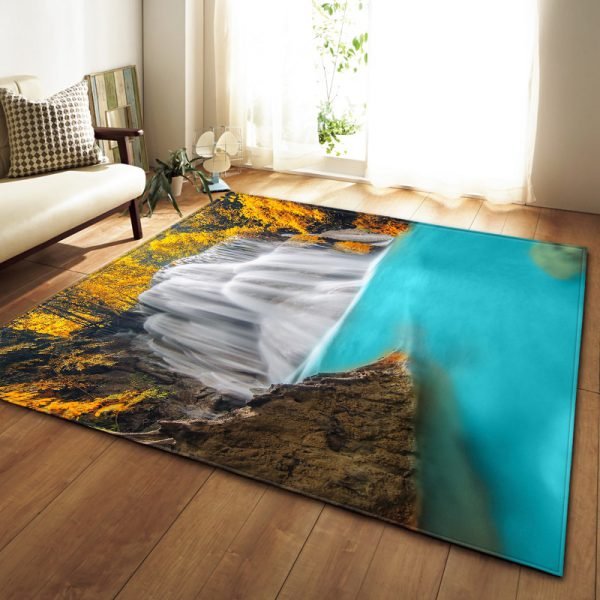 Nordic Carpets Soft Flannel 3D Printed Area Rugs Parlor Galaxy Space Mat Rugs Anti-slip Large Rug Carpet for Living Room Decor - Image 4