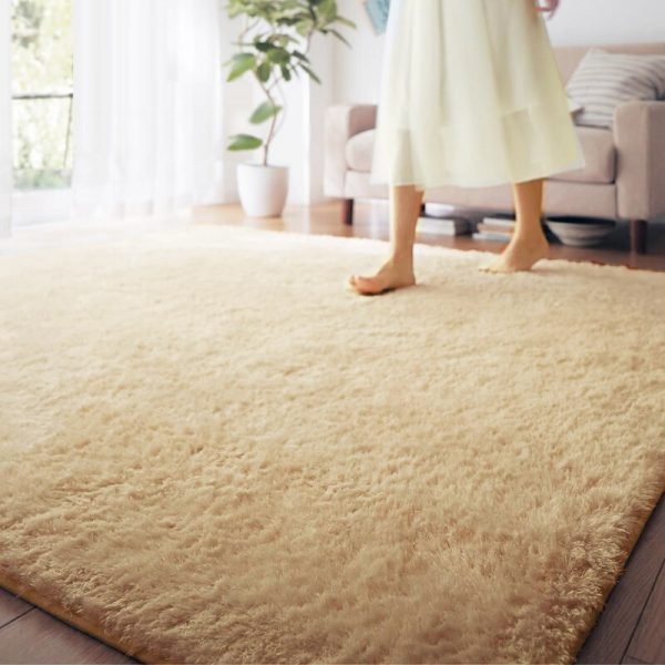 Nordic Solid Pile Carpet Rug for Living Room Large Size Anti-Slip Bedroom Soft Carpets Home textile Mats tapete para sala 120*16 - Image 3