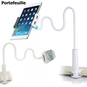 Portefeuille Gooseneck For iPad Stand Holder Tablet Mount Long Arm Bracket for iPhone 7 8 Plus iPad Pro 10.5 Soporte Accessories