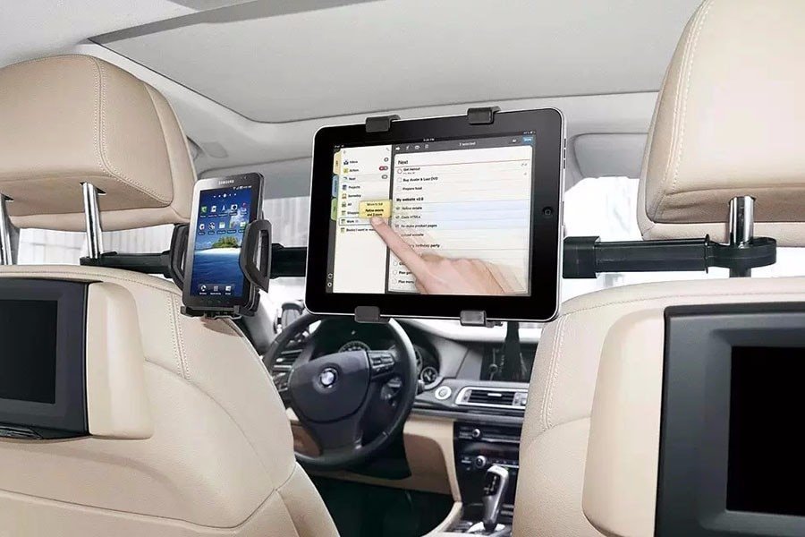 Universal Tablet Car Holder Phone Mount Car Back Seat Headrest Dual Mount Stand Car Accessories For iPad Xiaomi Samsung Lenovo - Image 4