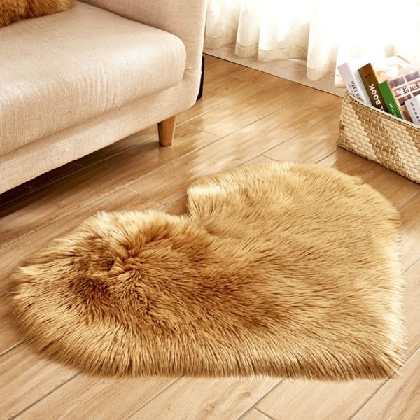 Wool Imitation Sheepskin Rugs Faux Fur Non Slip Bedroom Shaggy Carpet Living Room Mats tappeto cucina round rug alfombras - Image 6