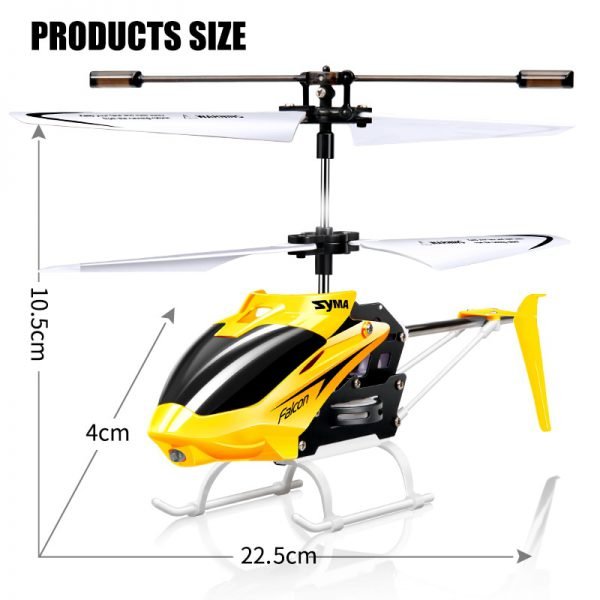 100% Original SYMA W25 2CH Indoor Small RC Electric Aluminium Alloy Drone Remote Control Helicopter Shatterproof boys toys - Image 4