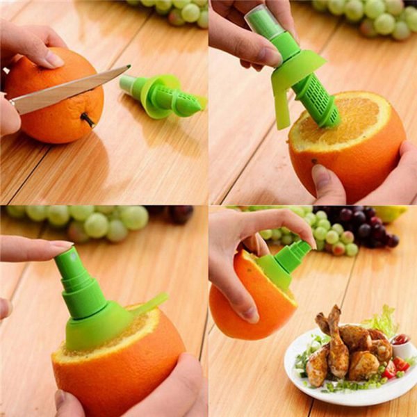1Pcs Kitchen Gadgets Lemon Sprayer Fresh Fruit Juice Citrus Spray Orange Juice Squeeze de cozinha Kitchen Cooking Tools - Image 4