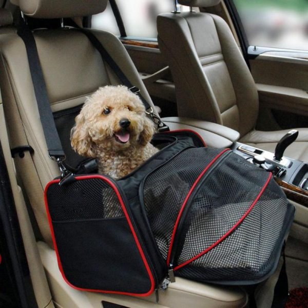 1pc Multi-functional Folding Pet Puppy Dog Carrier Dog Cat Car Seat Basket Mat Cage Safe Carry Seat Bag Pet Shoulder Bag Carrier