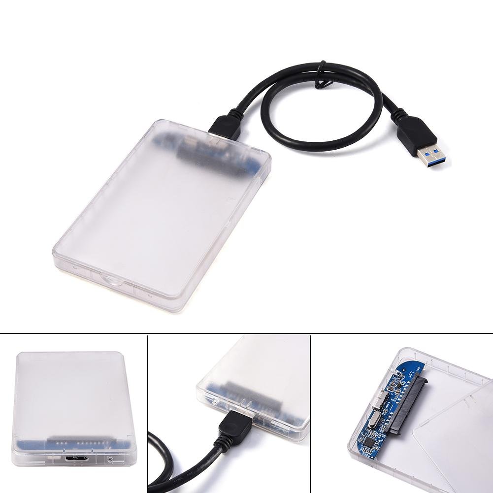 2.5inch Hard Disk Case Hard Drive Case USB3.0 SATA3.0 External HDD Enclosure Supports 3TB Transmission UASP Protocol - Image 2