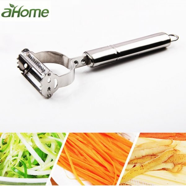 2 in1 Stainless Steel Potato Grater Julienne Peeler Kitchen Accessories Vegetables Peeler Double Planing Grater Kitchen Tools