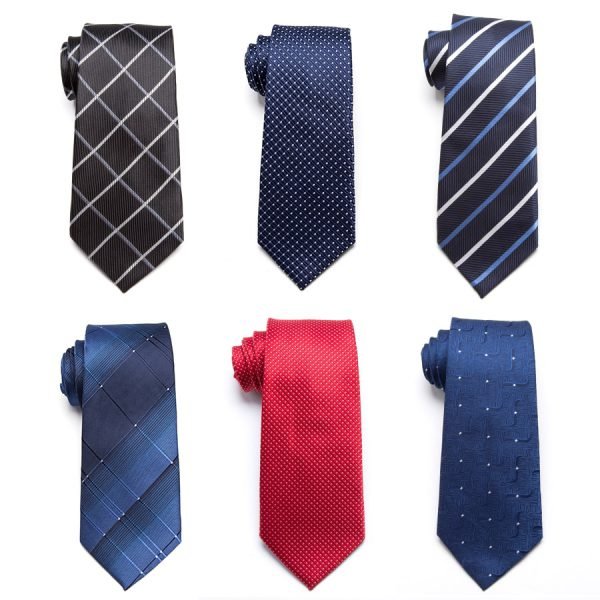 20 Style Formal Ties Business Vestidos Wedding Classic Men's Tie Stripe Grid 8cm Corbatas Dress Fashion Accessories Men Necktie - Image 5