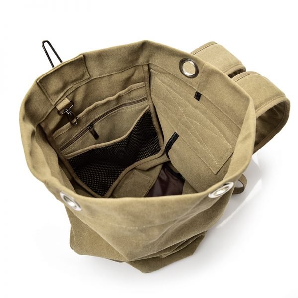 2018 Large Capacity Rucksack Man Travel Bag Mountaineering Backpack Male Luggage Boys Canvas Bucket Shoulder Bags Men Backpacks - Image 6