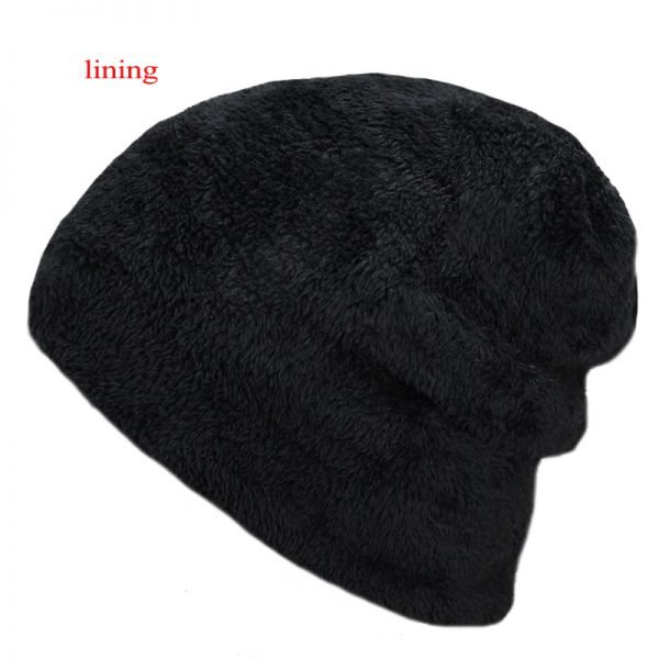 2018 Men Beanies Knit Hat Winter Cap For Man knitted Cap Boys Thicken Hedging Cap Balaclava Skullies Fashion Warm knit Beanie - Image 4
