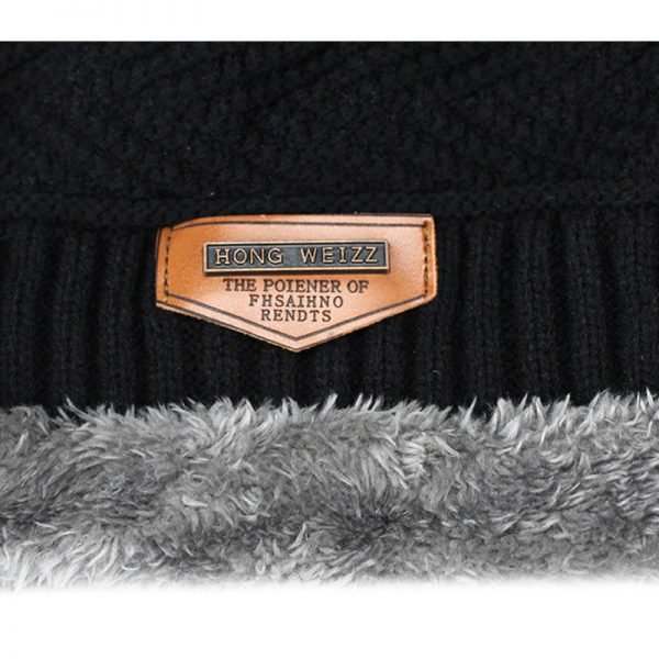 2018 Men Beanies Knit Hat Winter Cap For Man knitted Cap Boys Thicken Hedging Cap Balaclava Skullies Fashion Warm knit Beanie - Image 5