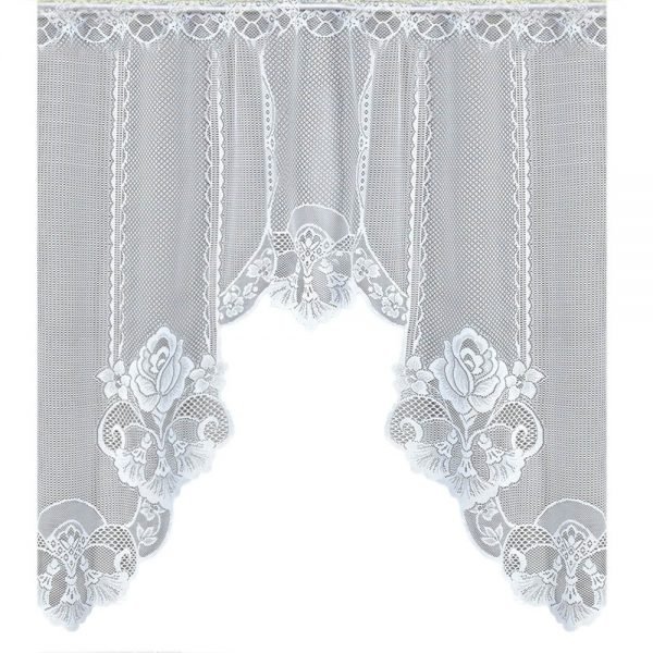 2018 New Arrival Vintage Style Lace Coffee Curtain Kitchen Curtain Vintage Style Window Scarf ation Home Decoration Hot Sell - Image 5