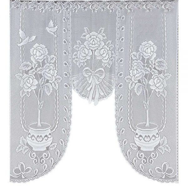 2018 New Arrival Vintage Style Lace Coffee Curtain Kitchen Curtain Vintage Style Window Scarf ation Home Decoration Hot Sell - Image 6
