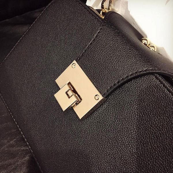 2018 Spring New Fashion Women Shoulder Bag Chain Strap Flap Designer Handbags Clutch Bag Ladies Messenger Bags With Metal Buckle - Image 5