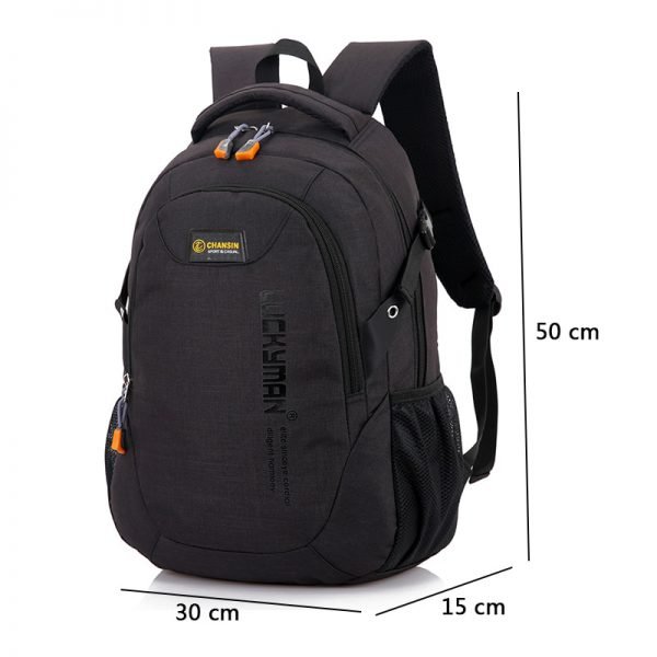 2019 New Fashion Men's Backpack Bag Male Polyester Laptop Backpack Computer Bags high school student college students bag male - Image 4