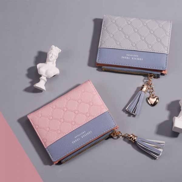 2019 New Women's Cute Fashion Purse Leather Long Zip Wallet Coin Card Holder Soft Leather Phone Card Female Clutch - Image 2