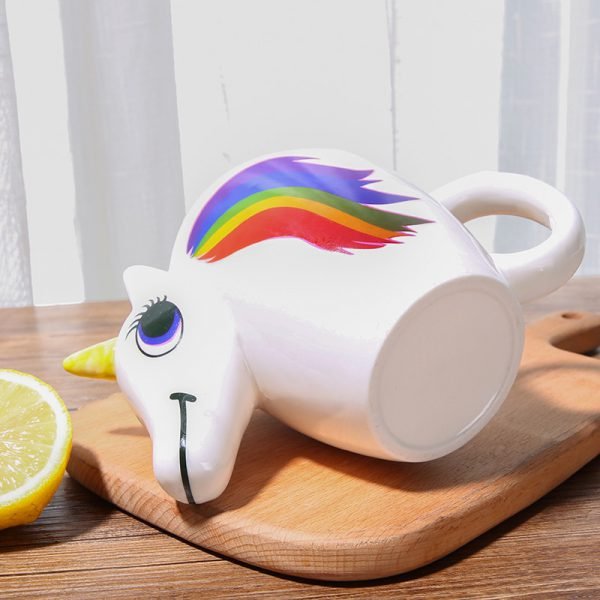 300ML 3D Color Changing Ceramic Mug Temperature Unicorn Coffee Tea Milk Hot Water Cup Drinkware Colour Novetly Christmas Gift - Image 4