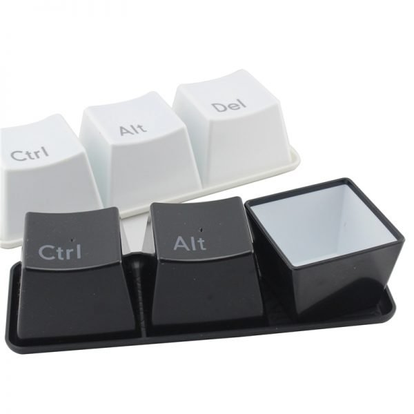 3pcs/Set Novelty Creative Simple Keyboard Ctrl ALT DEL Type Tea Coffee Mug Cup Container - Image 5