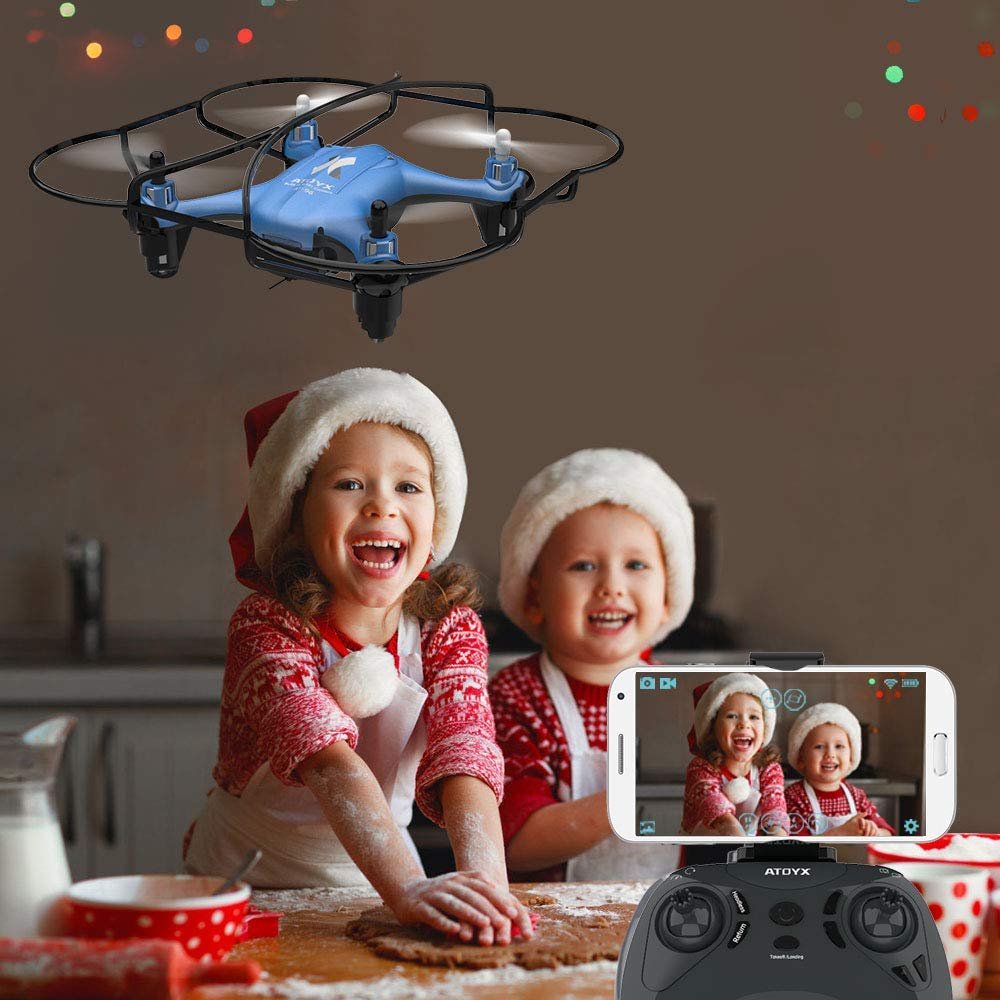 ATOYX Camera Drone With Camera HD no 4k Mini Drone RC Quadcopter FVP WIFI With Wide Angle HD High Headless Altitude Hold Mode - Image 2