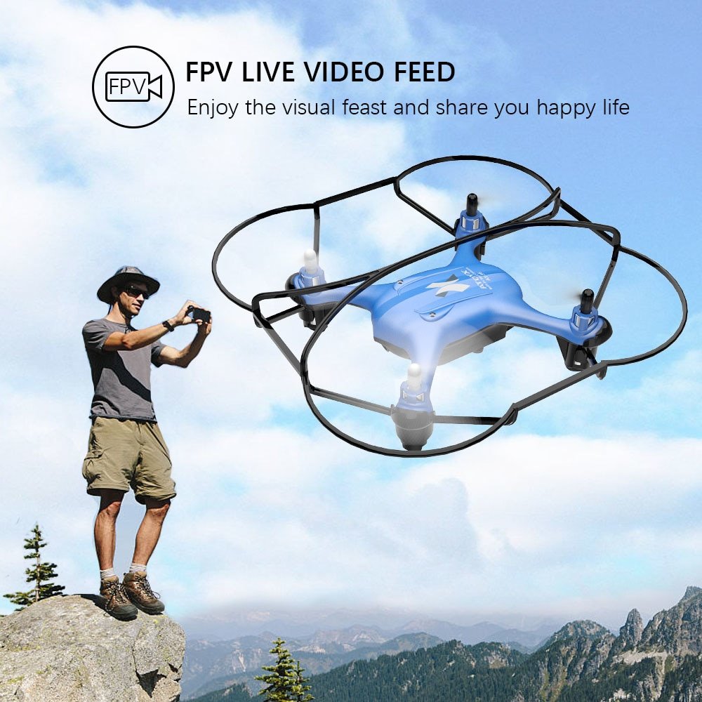 ATOYX Camera Drone With Camera HD no 4k Mini Drone RC Quadcopter FVP WIFI With Wide Angle HD High Headless Altitude Hold Mode - Image 3