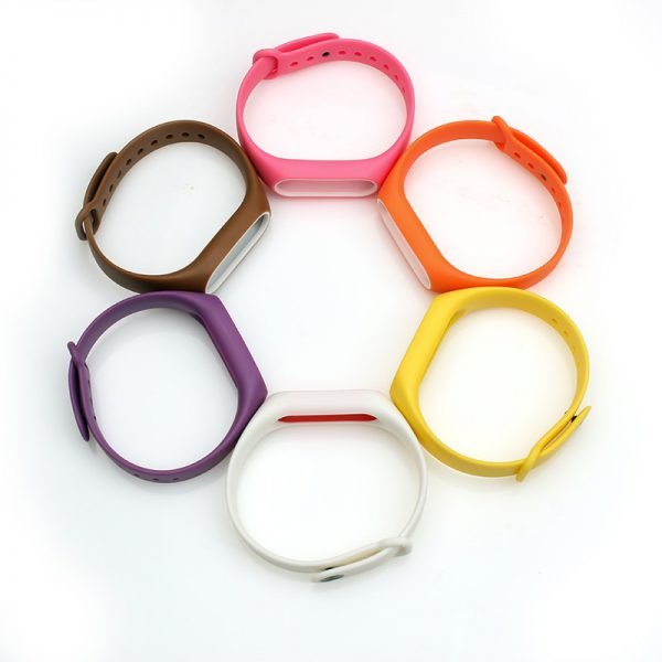 BOORUI Double color mi band 2 accessories pulseira miband 2 strap replacement silicone wriststrap for xiaomi mi2 smart bracelet - Image 5