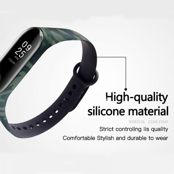 BOORUI Miband 3 Strap Mi band 3 Accessories Replacement silicone varied wrist strap for xiaomi mi 3 smart bracelets - Image 2