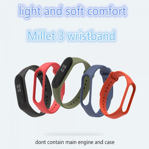 Bracelet for Xiaomi Mi Band 3 Sport Strap watch Silicone wrist strap For xiaomi mi band 3 accessories bracelet Miband 3 Strap - Image 2