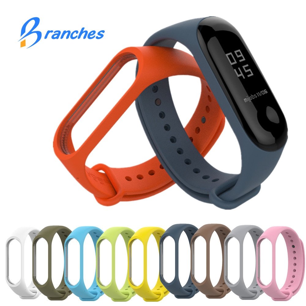 Bracelet for Xiaomi Mi Band 3 Sport Strap watch Silicone wrist strap For xiaomi mi band 3 accessories bracelet Miband 3 Strap
