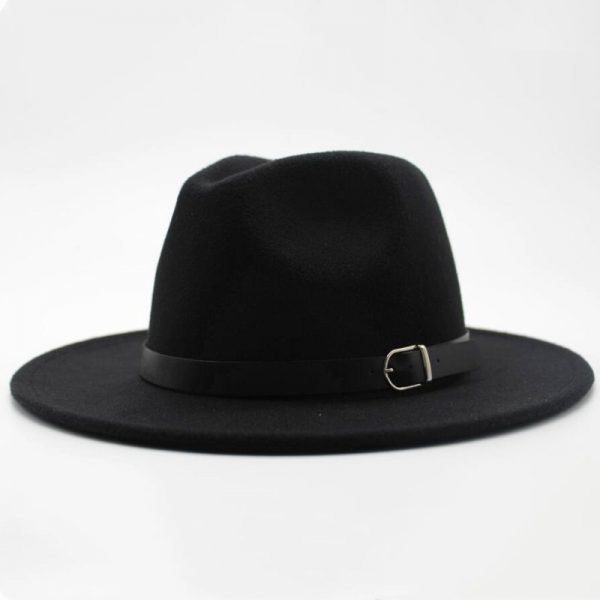 Brand oZyc Winter Autumn Imitation Woolen Women Men Ladies Fedoras Top Jazz Hat European American Round Caps Bowler Hats - Image 2