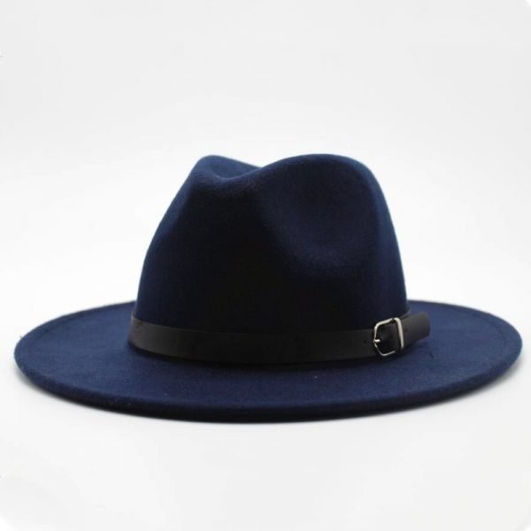 Brand oZyc Winter Autumn Imitation Woolen Women Men Ladies Fedoras Top Jazz Hat European American Round Caps Bowler Hats - Image 3