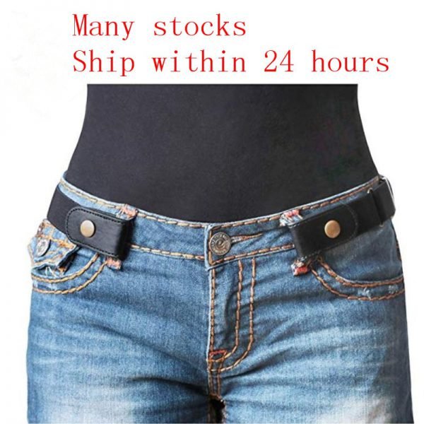 Buckle-Free Belt For Jean Pants,Dresses,No Buckle Stretch Elastic Waist Belt For Women/Men,No Bulge,No Hassle Waist Belt - Image 2