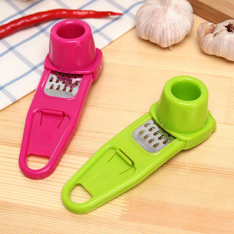 Candy Color Kitchen Accessories Plastic Ginger Garlic Grinding Tool Magic Silicone Peeler Slicer Cutter Grater Planer - Image 2