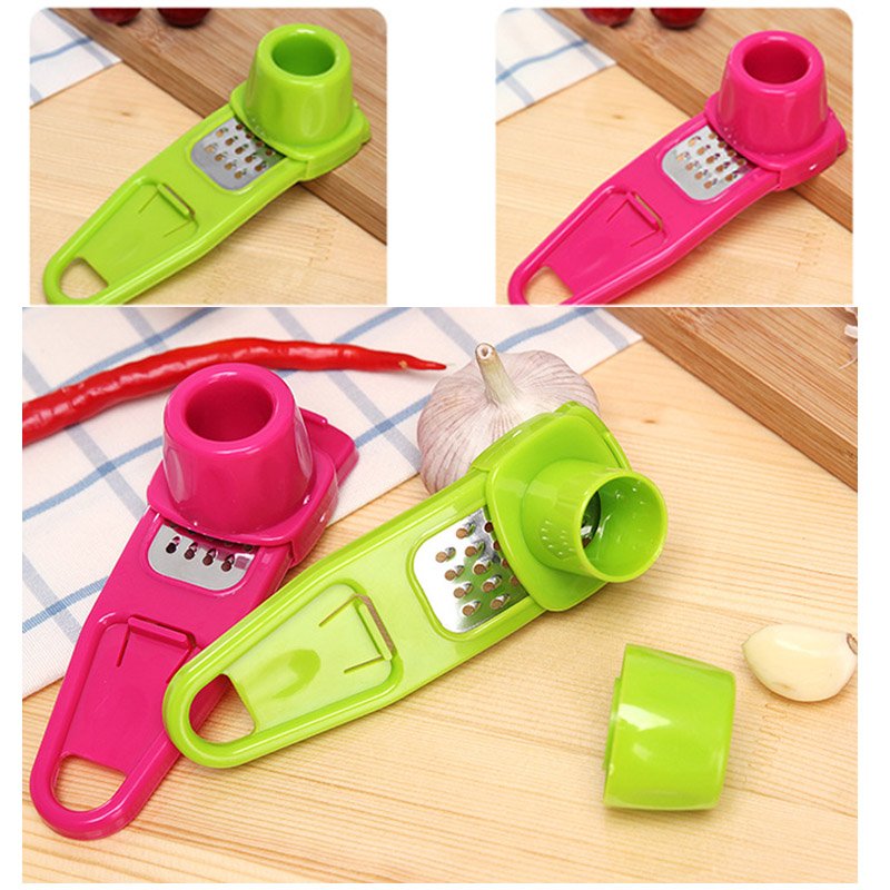 Candy Color Kitchen Accessories Plastic Ginger Garlic Grinding Tool Magic Silicone Peeler Slicer Cutter Grater Planer - Image 3