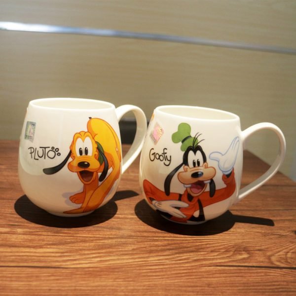 Cartoon Mug Mickey Minnie Ceramic Cups Milk 320ml Creative Fashion Couples Mug Coffee Water Cup Cute Breakfast Cup Xmas Gift - Image 3