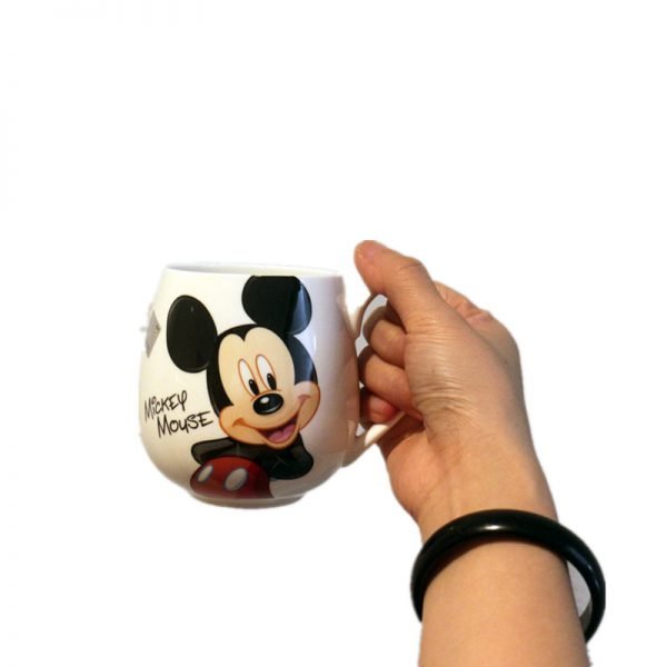 Cartoon Mug Mickey Minnie Ceramic Cups Milk 320ml Creative Fashion Couples Mug Coffee Water Cup Cute Breakfast Cup Xmas Gift - Image 4