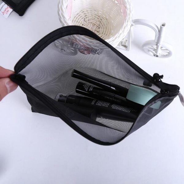 Casual Travel Cosmetic Bag Women Zipper Make Up Transparent Makeup Case Organizer Storage Pouch Toiletry Beauty Wash Kit Bags - Image 4