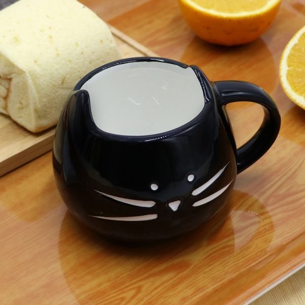 Ceramic Cute Cat Mugs With Spoon Coffee Tea Milk Animal Cups With Handle 400ml Drinkware Nice Gifts - Image 6
